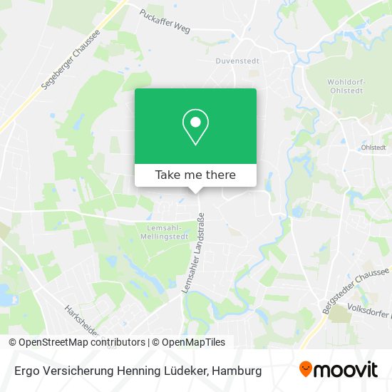 Ergo Versicherung Henning Lüdeker map