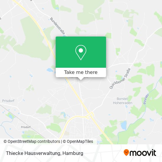 Thiecke Hausverwaltung map