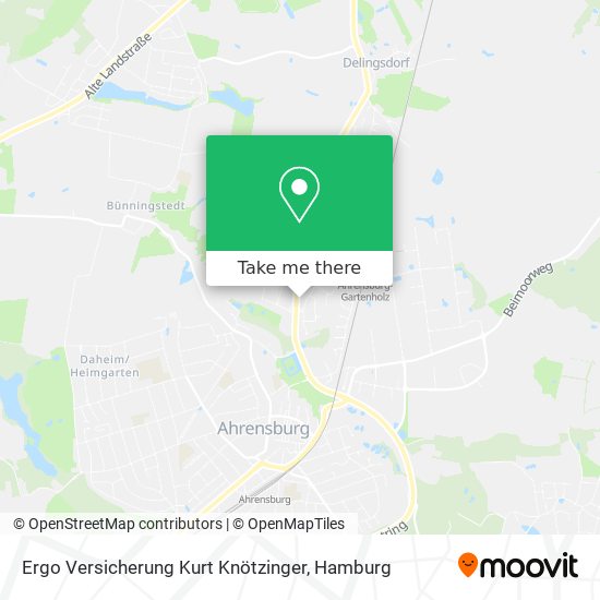 Ergo Versicherung Kurt Knötzinger map