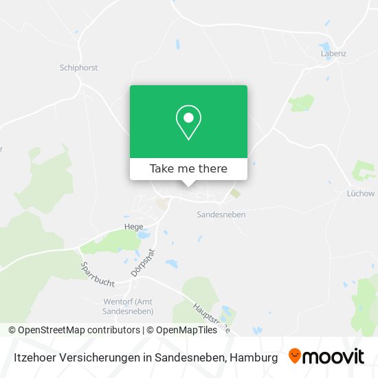 Itzehoer Versicherungen in Sandesneben map