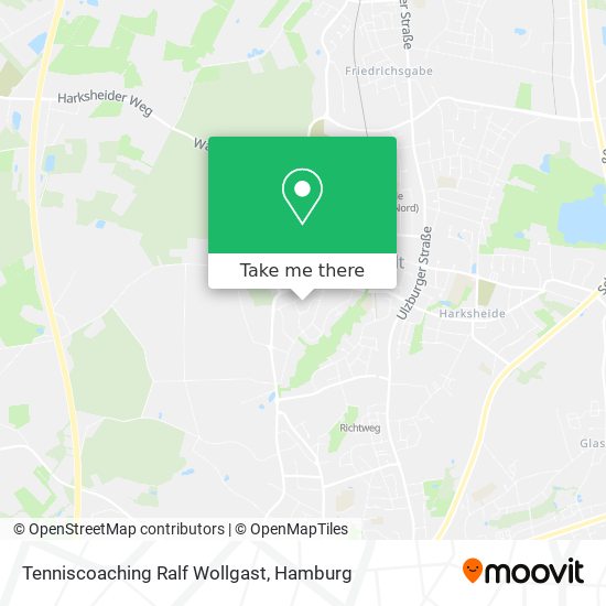 Tenniscoaching Ralf Wollgast map