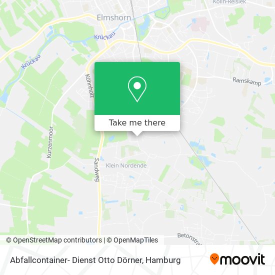Карта Abfallcontainer- Dienst Otto Dörner