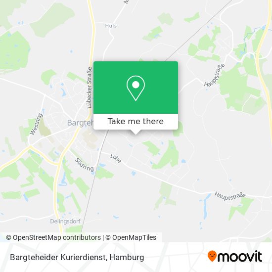 Bargteheider Kurierdienst map
