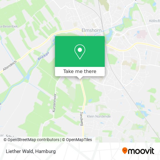 Liether Wald map