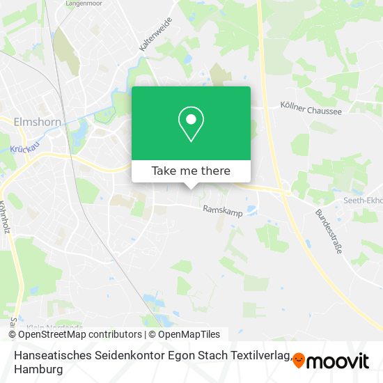 Hanseatisches Seidenkontor Egon Stach Textilverlag map