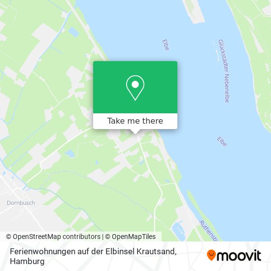 Ferienwohnungen auf der Elbinsel Krautsand map