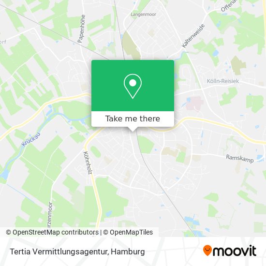 Tertia Vermittlungsagentur map