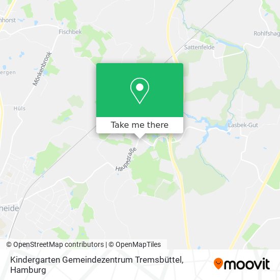 Kindergarten Gemeindezentrum Tremsbüttel map