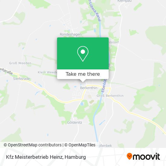Карта Kfz Meisterbetrieb Heinz