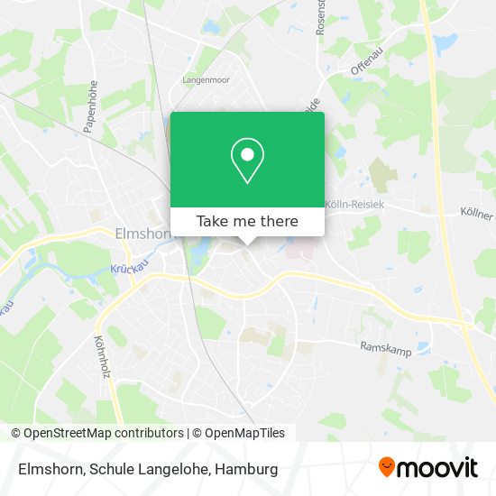 Elmshorn, Schule Langelohe map