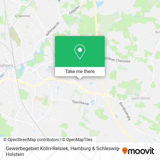 Gewerbegebiet Kölln-Reisiek map