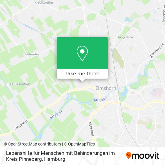 Lebenshilfe für Menschen mit Behinderungen im Kreis Pinneberg map