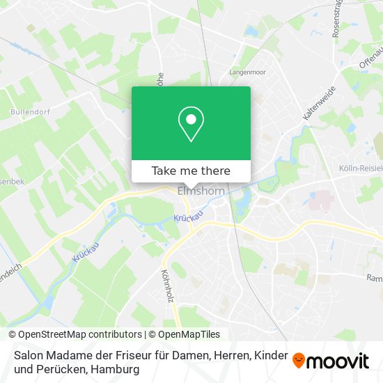 Salon Madame der Friseur für Damen, Herren, Kinder und Perücken map