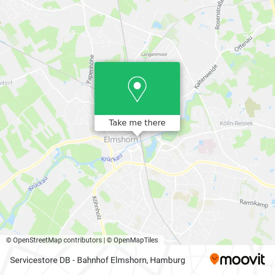 Карта Servicestore DB - Bahnhof Elmshorn