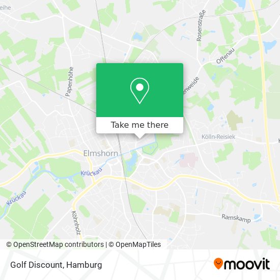 Golf Discount map