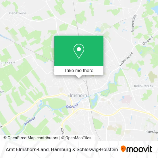 Карта Amt Elmshorn-Land