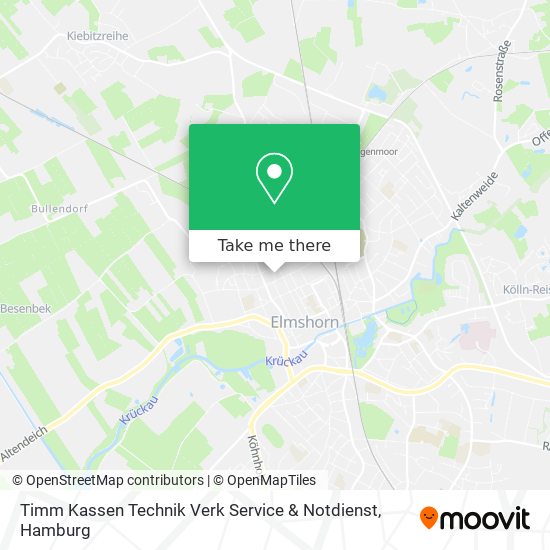 Timm Kassen Technik Verk Service & Notdienst map