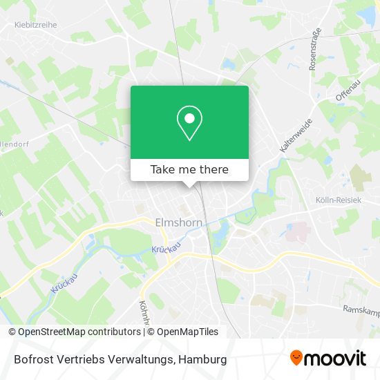 Bofrost Vertriebs Verwaltungs map