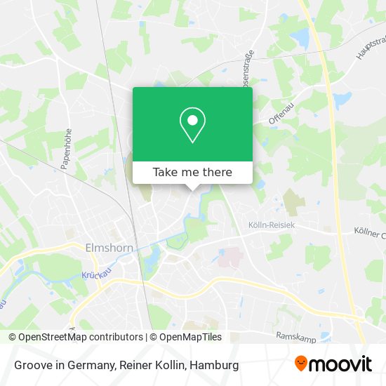 Groove in Germany, Reiner Kollin map