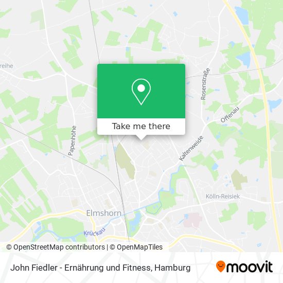 John Fiedler - Ernährung und Fitness map