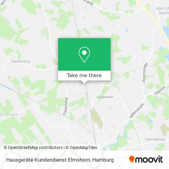 Hausgeräte-Kundendienst Elmshorn map