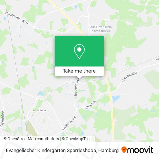 Evangelischer Kindergarten Sparrieshoop map