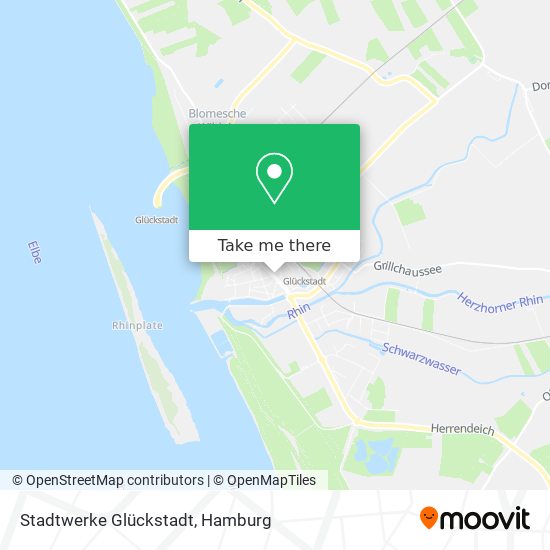 Stadtwerke Glückstadt map
