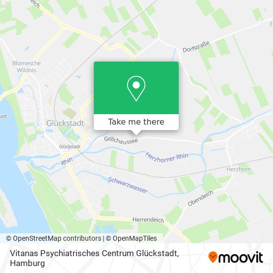 Vitanas Psychiatrisches Centrum Glückstadt map