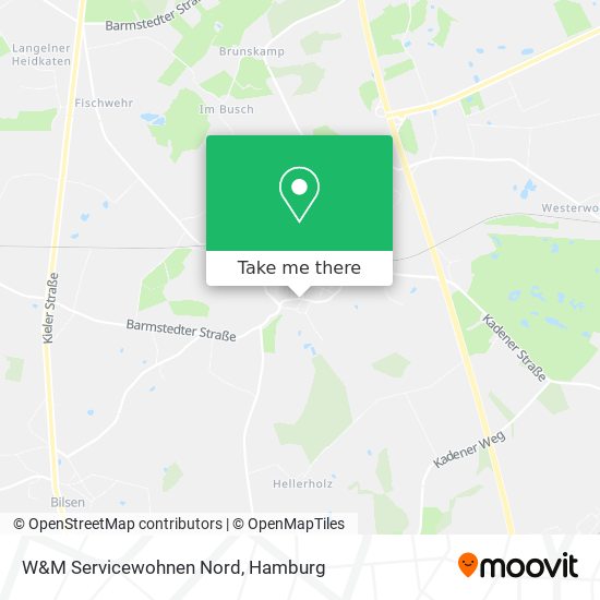 Карта W&M Servicewohnen Nord