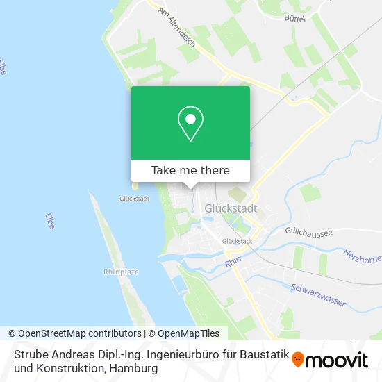 Карта Strube Andreas Dipl.-Ing. Ingenieurbüro für Baustatik und Konstruktion