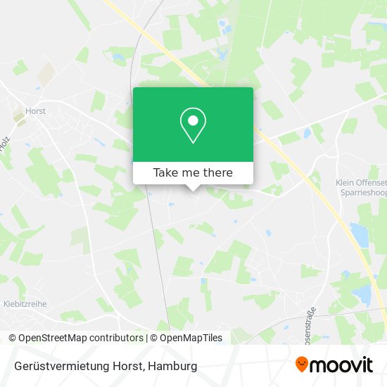 Gerüstvermietung Horst map