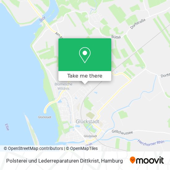 Polsterei und Lederreparaturen Dittkrist map