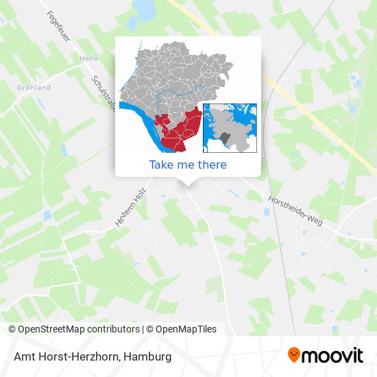 Amt Horst-Herzhorn map