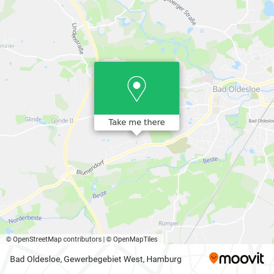 Bad Oldesloe, Gewerbegebiet West map