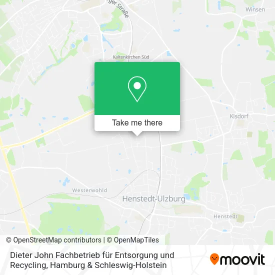 Карта Dieter John Fachbetrieb für Entsorgung und Recycling