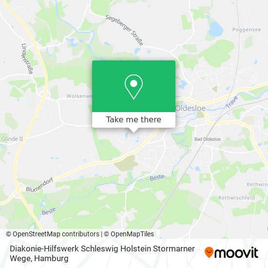 Diakonie-Hilfswerk Schleswig Holstein Stormarner Wege map