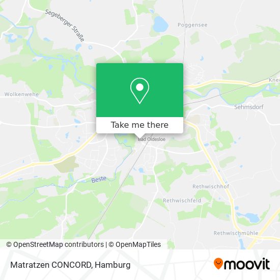 Matratzen CONCORD map