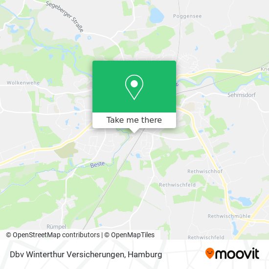 Dbv Winterthur Versicherungen map