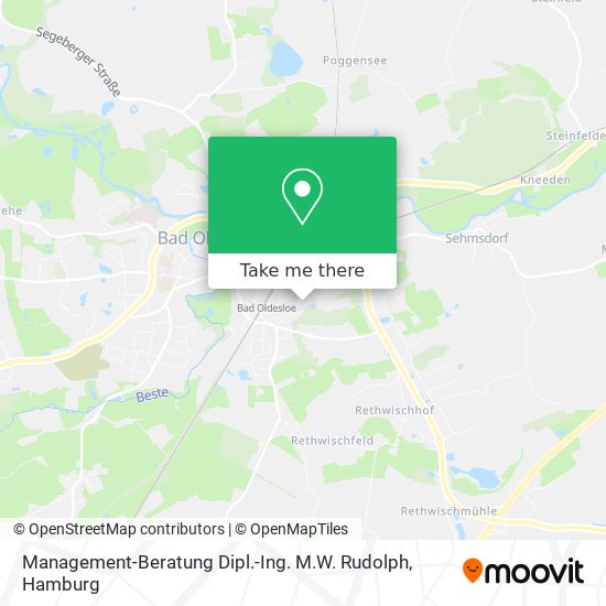 Management-Beratung Dipl.-Ing. M.W. Rudolph map