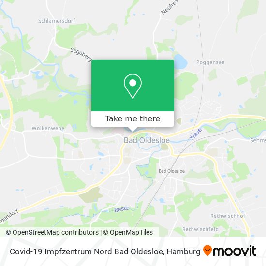 Covid-19 Impfzentrum Nord Bad Oldesloe map