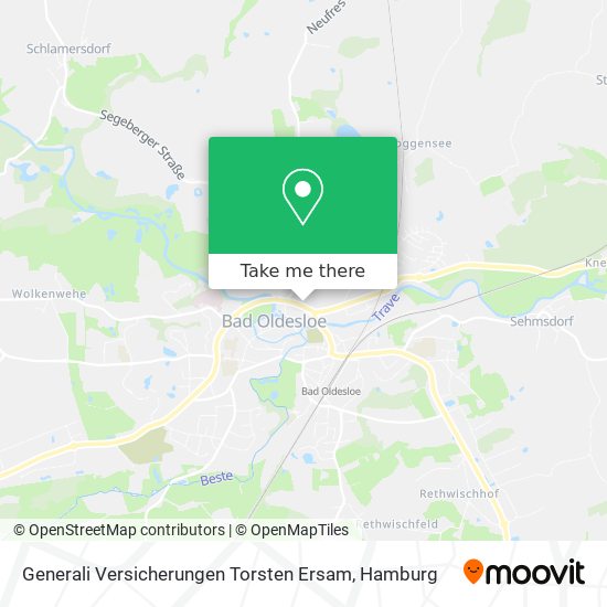 Generali Versicherungen Torsten Ersam map