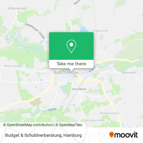 Budget & Schuldnerberatung map