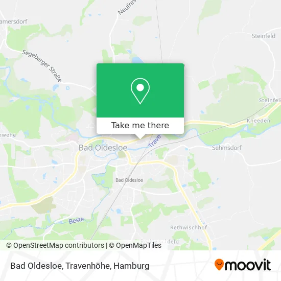 Карта Bad Oldesloe, Travenhöhe