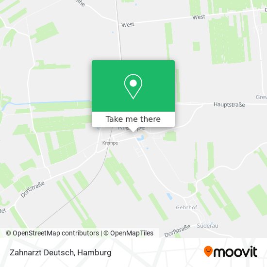 Карта Zahnarzt Deutsch