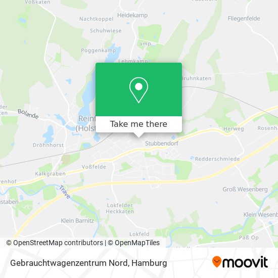 Gebrauchtwagenzentrum Nord map
