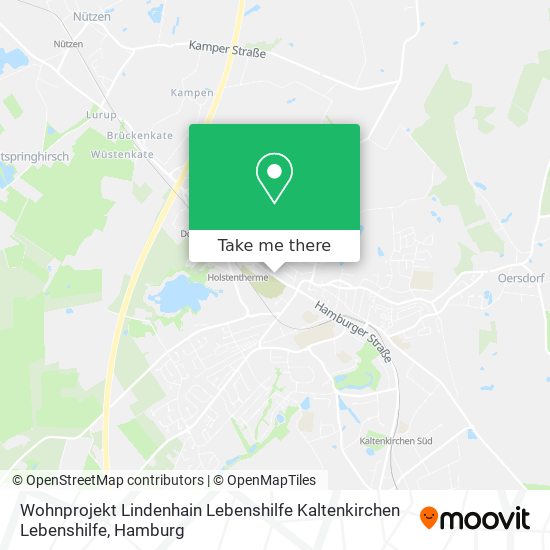 Wohnprojekt Lindenhain Lebenshilfe Kaltenkirchen Lebenshilfe map