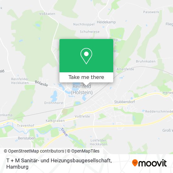 T + M Sanitär- und Heizungsbaugesellschaft map
