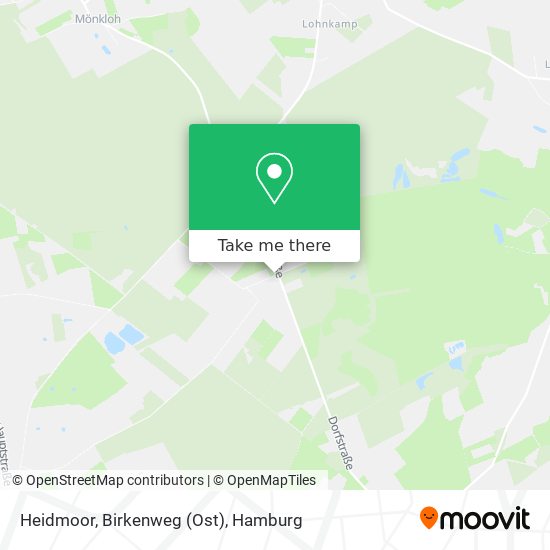 Heidmoor, Birkenweg (Ost) map