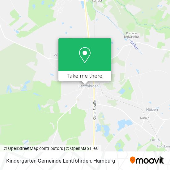 Kindergarten Gemeinde Lentföhrden map