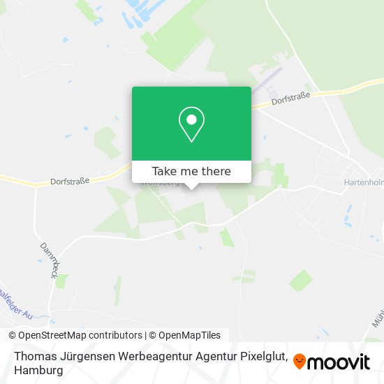 Thomas Jürgensen Werbeagentur Agentur Pixelglut map